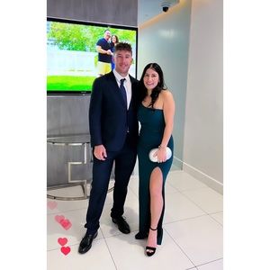 Nookie Teal Gown- Brand New !! Estella One Shoulder Gown in Teal
Nookie